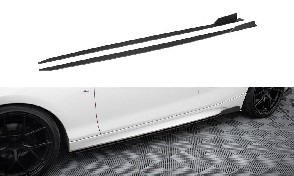Racing side skirts diffusers bmw 1 f21 m135i / m140i / m-pack