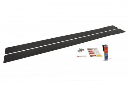 Racing side skirts diffusers mitsubishi lancer evo x