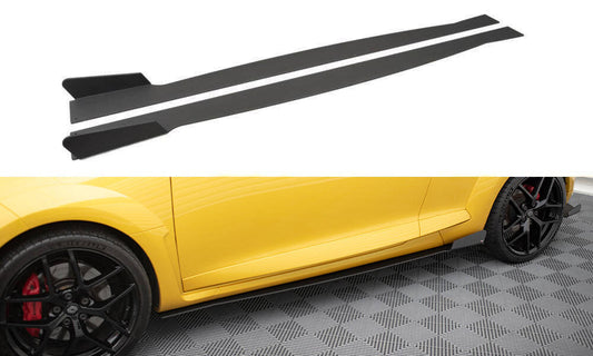 Racing side skirts diffusers renault megane mk3 rs