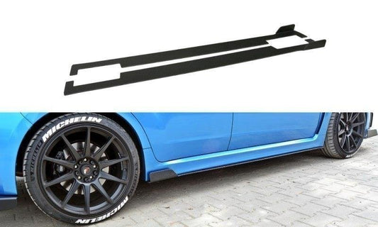 Racing side skirts diffusers subaru impreza wrx sti mk3