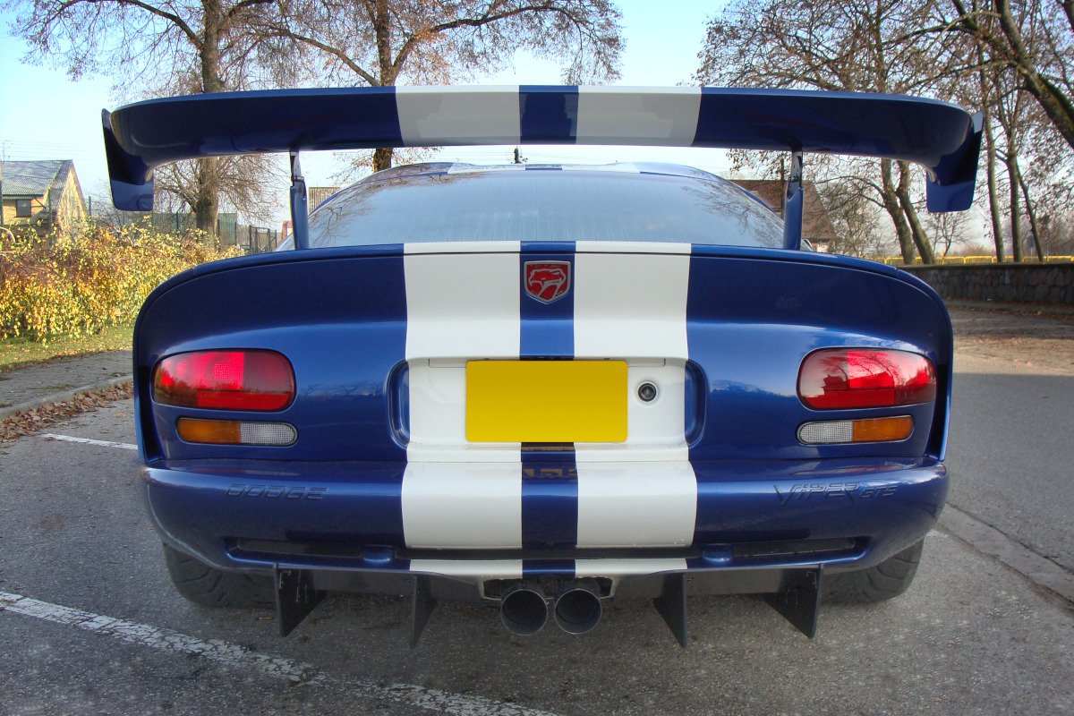 Rear diffuser dodge viper gts