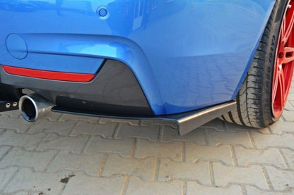 Rear diffuser & rear side splitters for bmw 4 coupe / gran coupe / cabrio m-pack f32 / f36 / f33