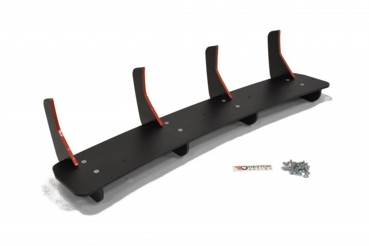 Rear diffuser & rear side splitters for bmw 4 coupe / gran coupe / cabrio m-pack f32 / f36 / f33