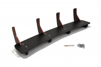 Rear diffuser & rear side splitters for bmw 4 coupe / gran coupe / cabrio m-pack f32 / f36 / f33