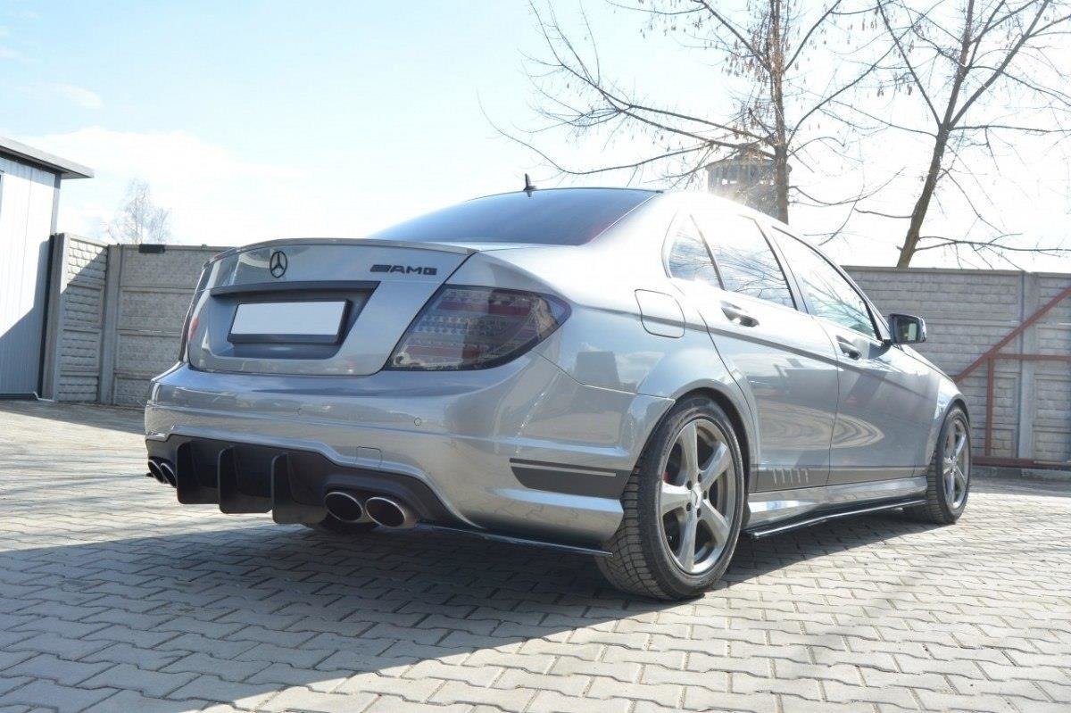 Bagerste diffusor v.1 Mercedes C W204 AMG-linje (Facacrift)