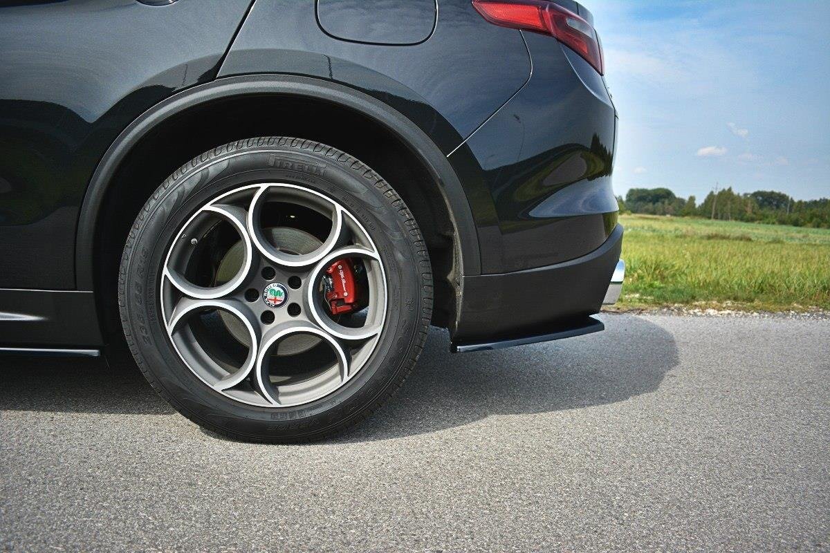 Rear side splitters alfa romeo stelvio