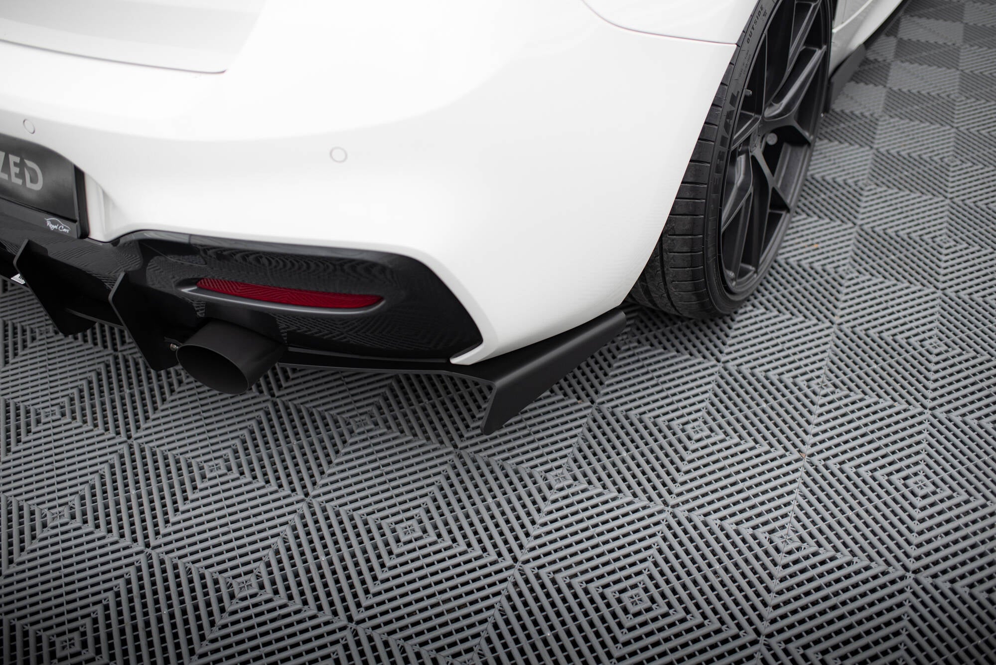 Rear side splitters bmw 1 f20/f21 m-power facelift