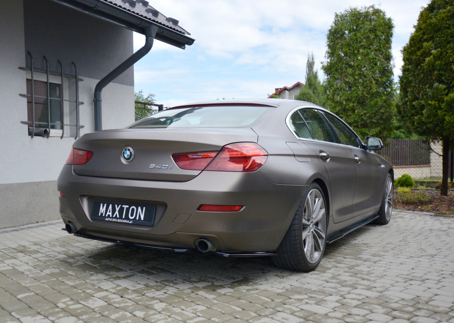 Rear side splitters bmw 6 gran coupé