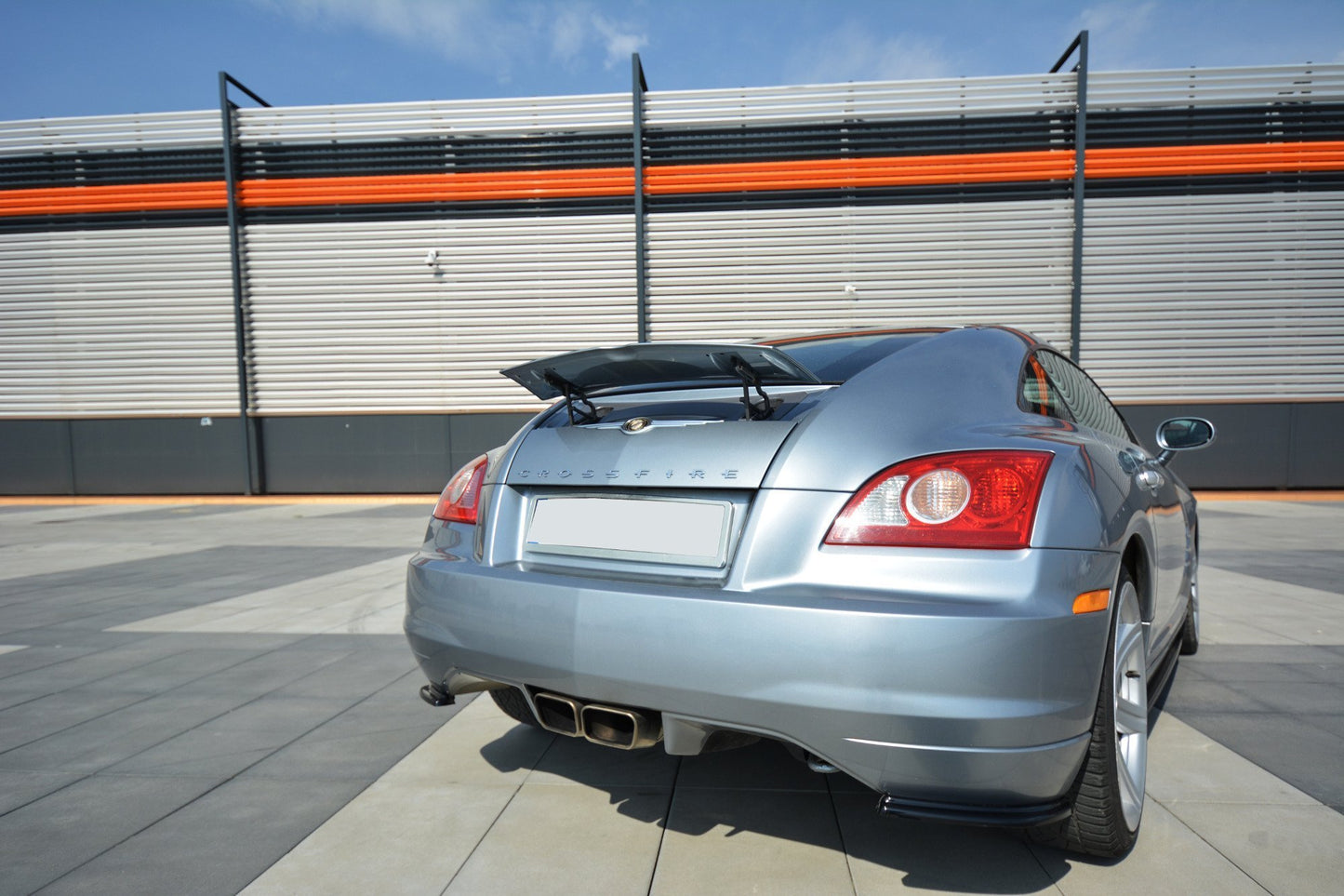 Rear side splitters chrysler crossfire