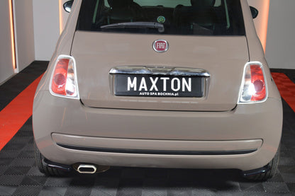 Rear side splitters fiat 500 hatchback preface