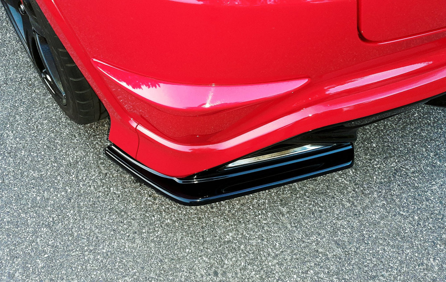 Rear side splitters honda civic viii type-r gp