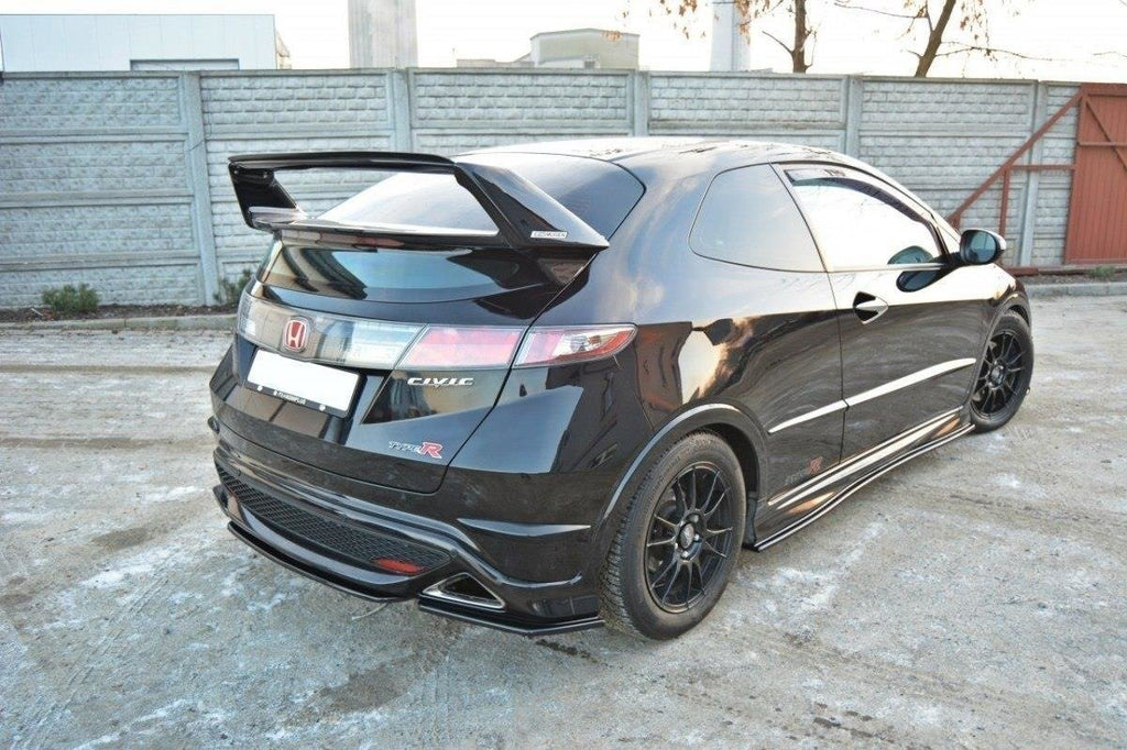 Rear side splitters honda civic viii type s/r