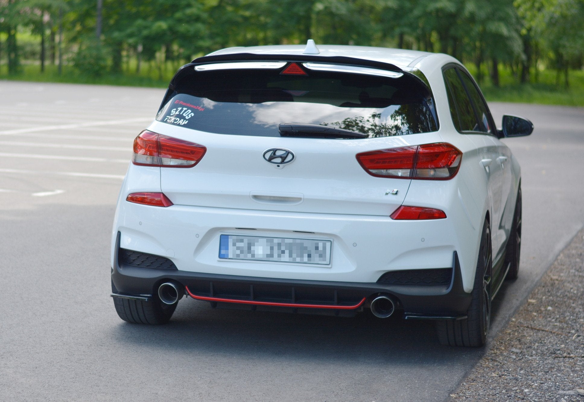 Bagsiden Splitters Hyundai I30 Mk3 N