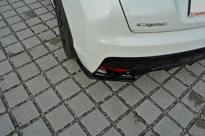 Rear side splitters honda civic mk9 facelift