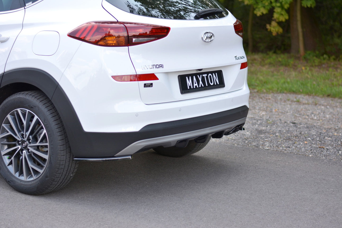 Rear side splitters hyundai tucson mk3 facelift