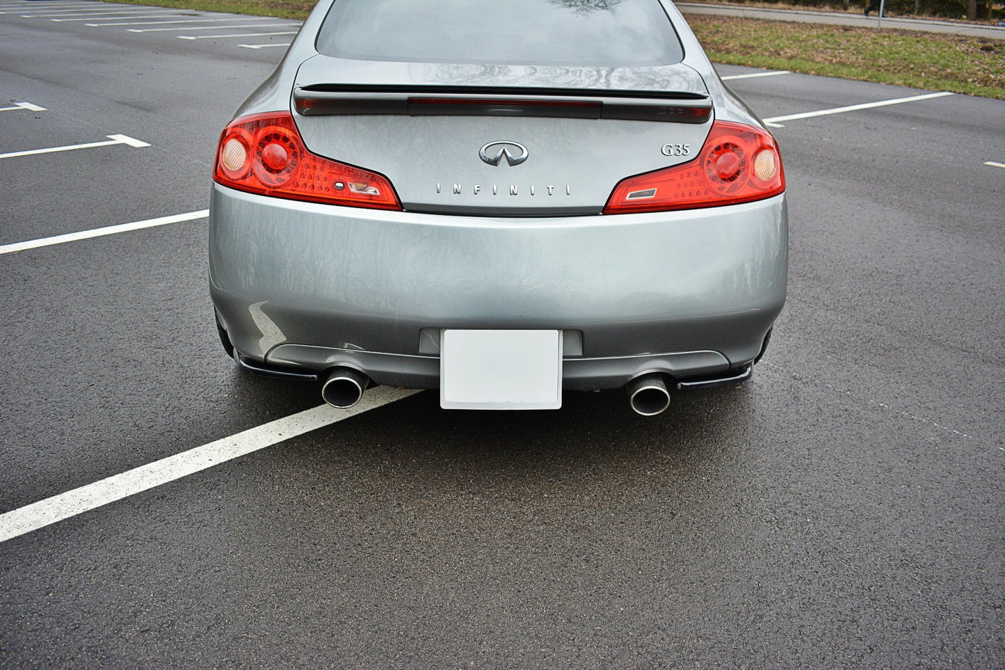 Rear side splitters infiniti g35 coupe