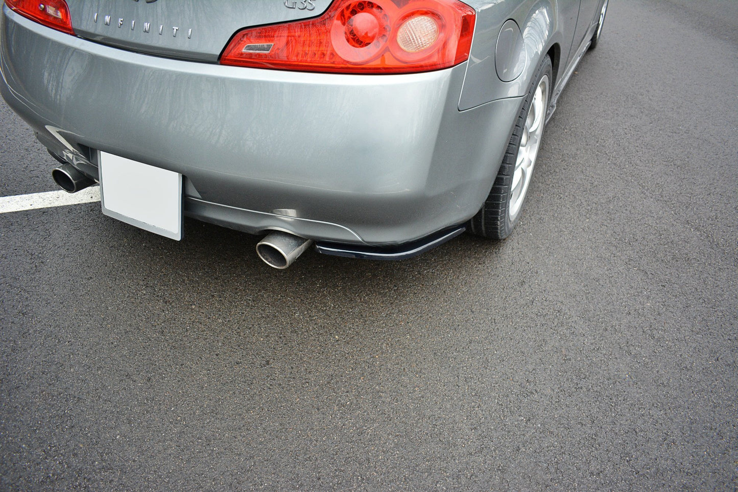 Rear side splitters infiniti g35 coupe