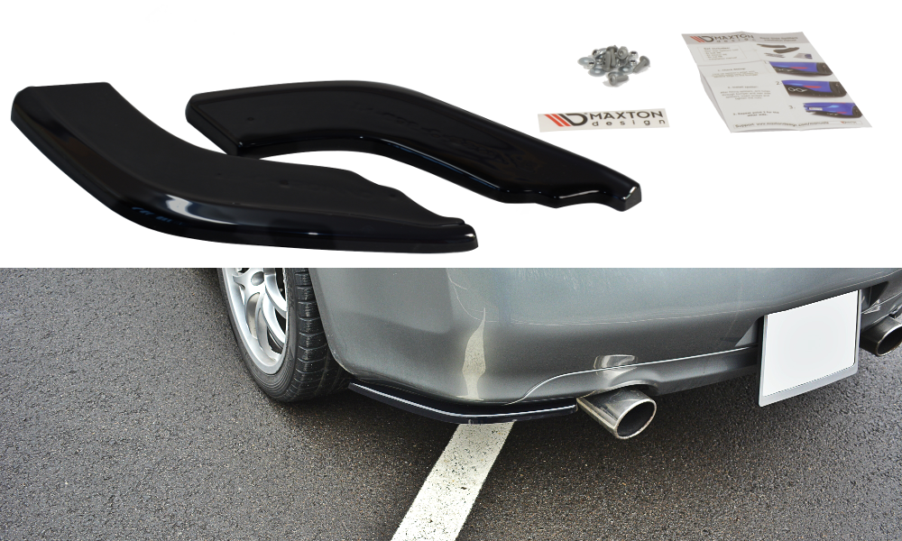 Rear side splitters infiniti g35 coupe