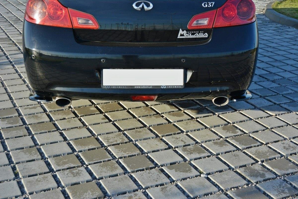 Rear side splitters infiniti g37 sedan