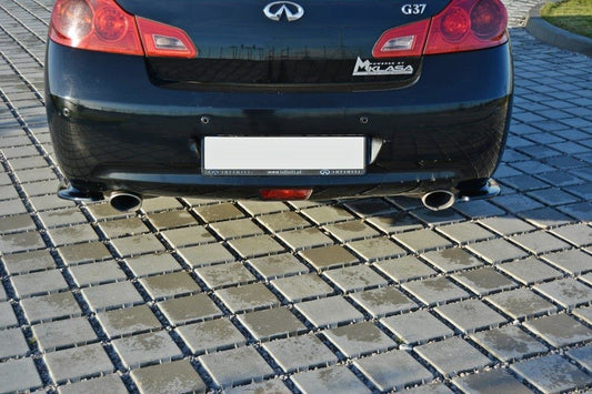 Rear side splitters infiniti g37 sedan