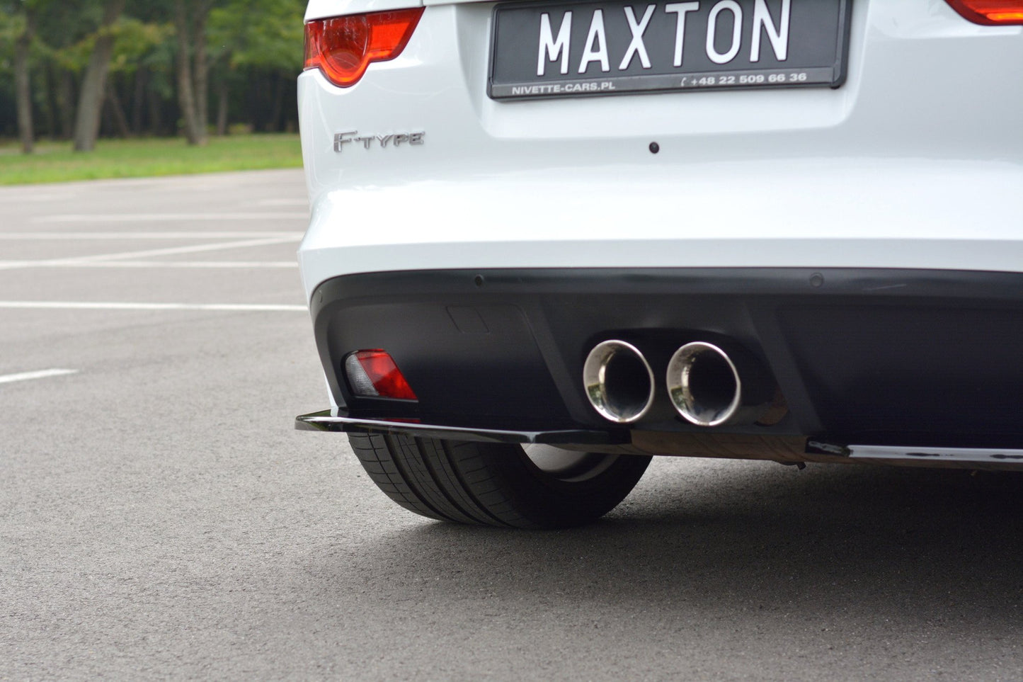 Rear side splitters jaguar f-type