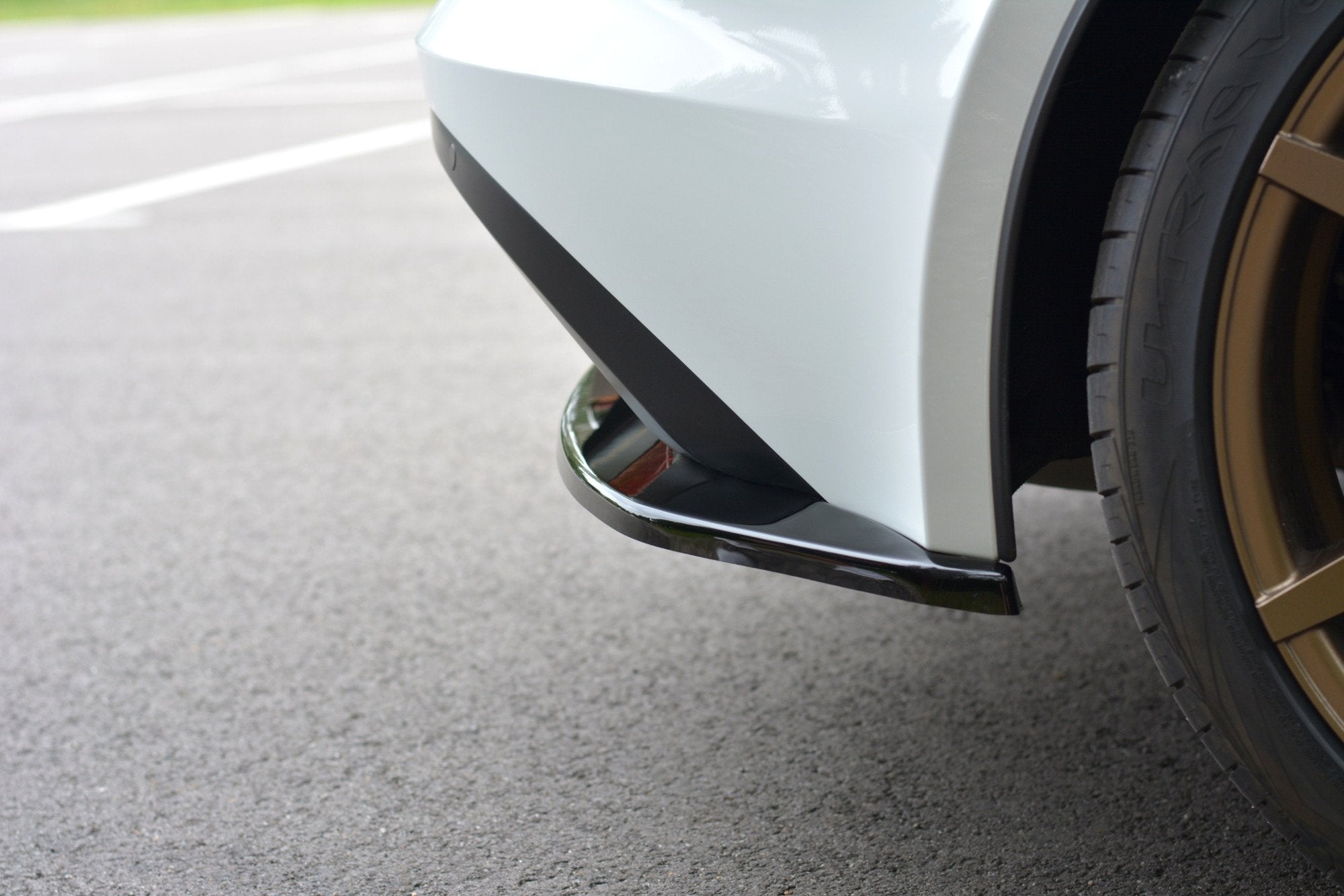 Rear side splitters jaguar f-type
