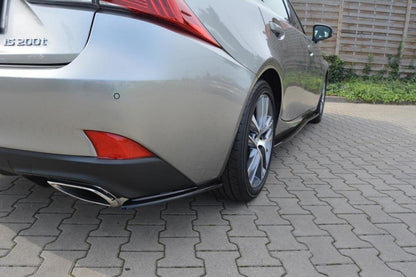 Rear side splitters lexus is mk3 facelift t
