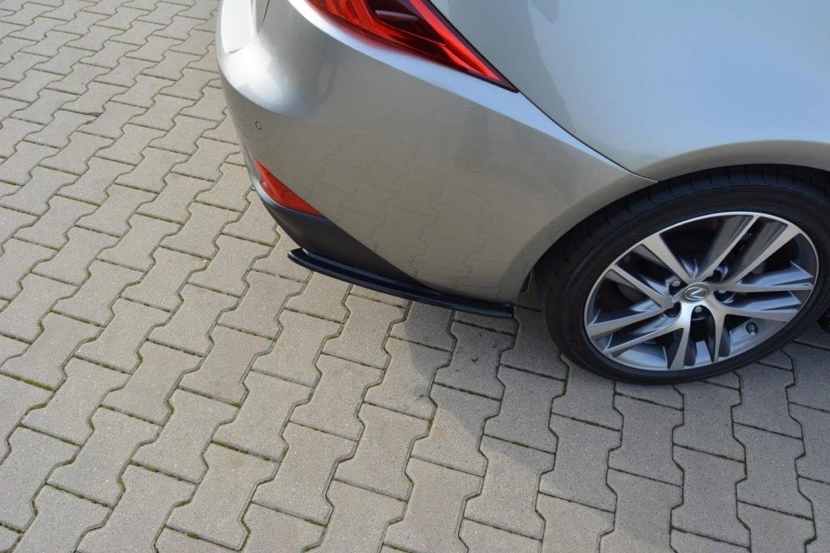 Rear side splitters lexus is mk3 facelift t