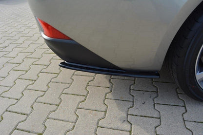 Rear side splitters lexus is mk3 facelift t