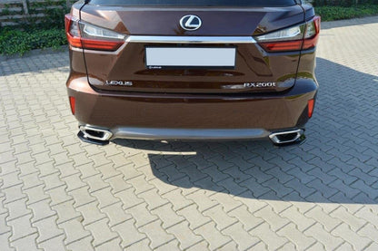 Rear side splitters lexus rx mk4 t
