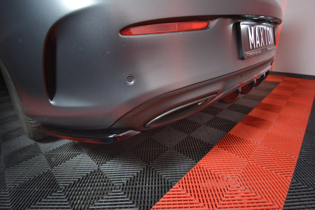 Rear side splitters mercedes- benz c-class w205 coupe amg-line