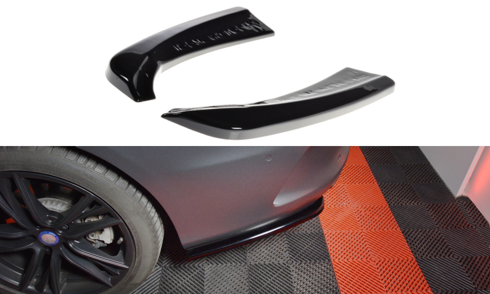 Rear side splitters mercedes- benz c-class w205 coupe amg-line