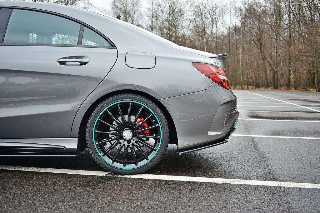 Rear side splitters mercedes-benz cla c117 amg-line facelift
