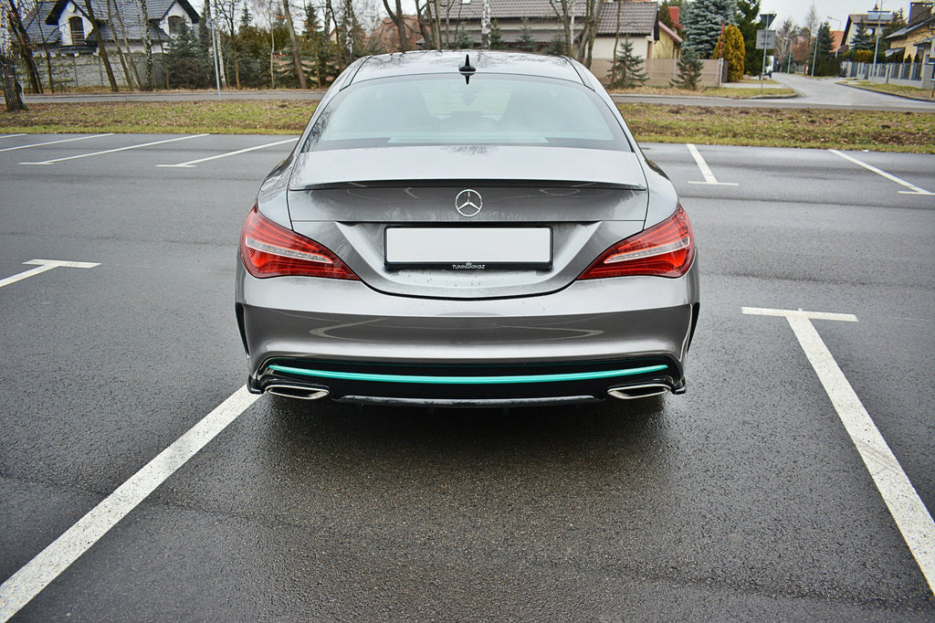 Rear side splitters mercedes-benz cla c117 amg-line facelift