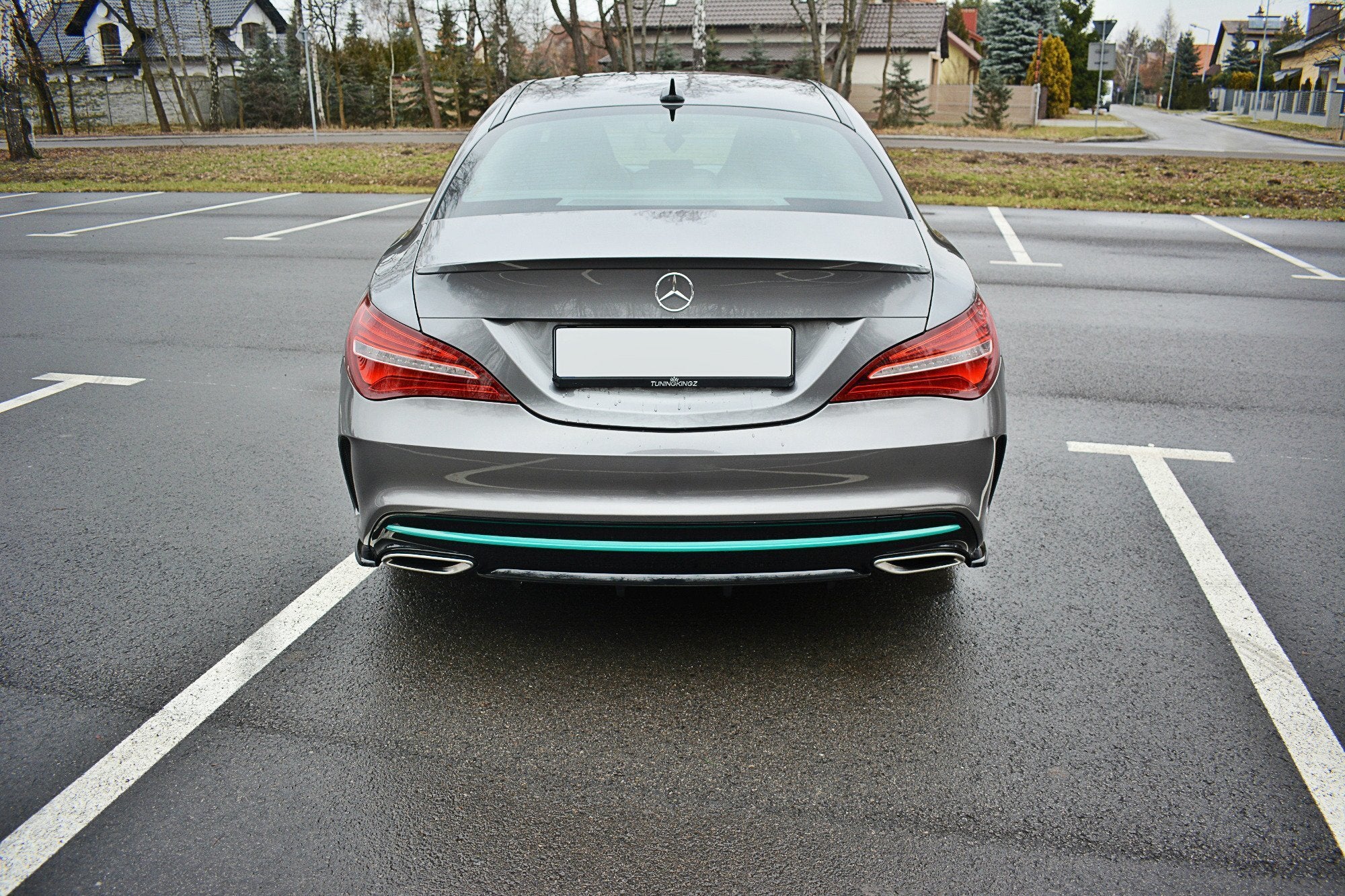 Rear side splitters mercedes-benz cla c117 amg-line facelift