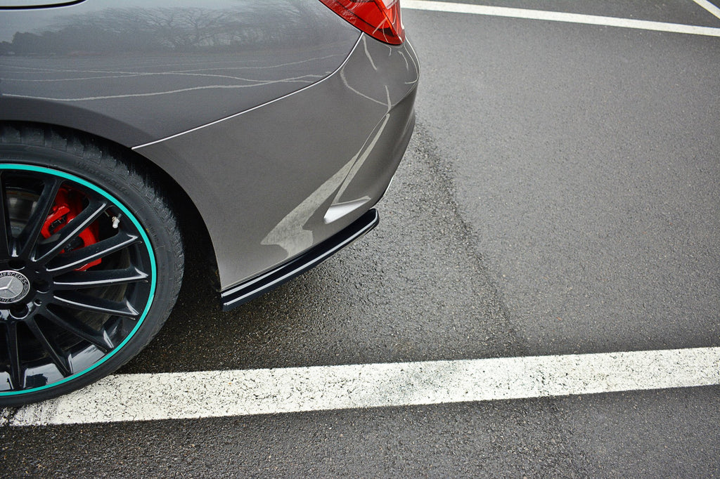 Rear side splitters mercedes-benz cla c117 amg-line facelift