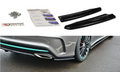 Rear side splitters mercedes-benz cla c117 amg-line facelift