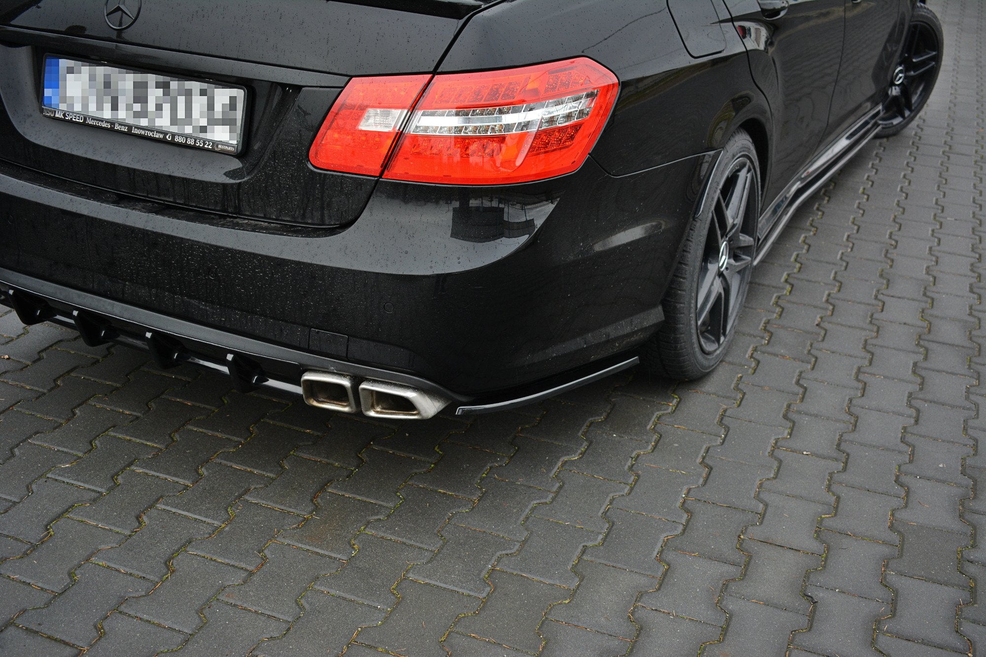 Rear side splitters mercedes-benz e63 amg w212