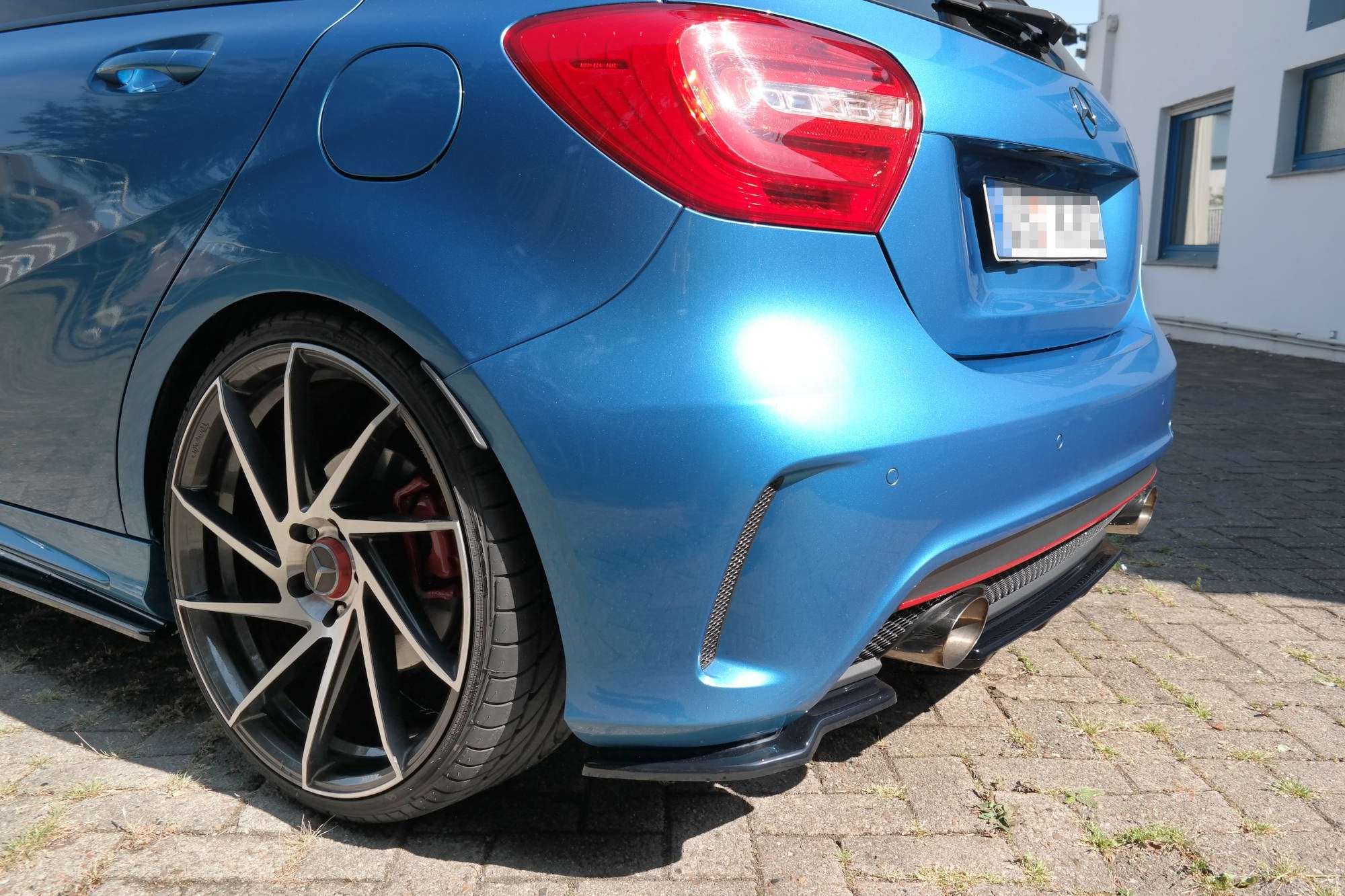 Rear side splitters mercedes-benz w176 amg-line preface