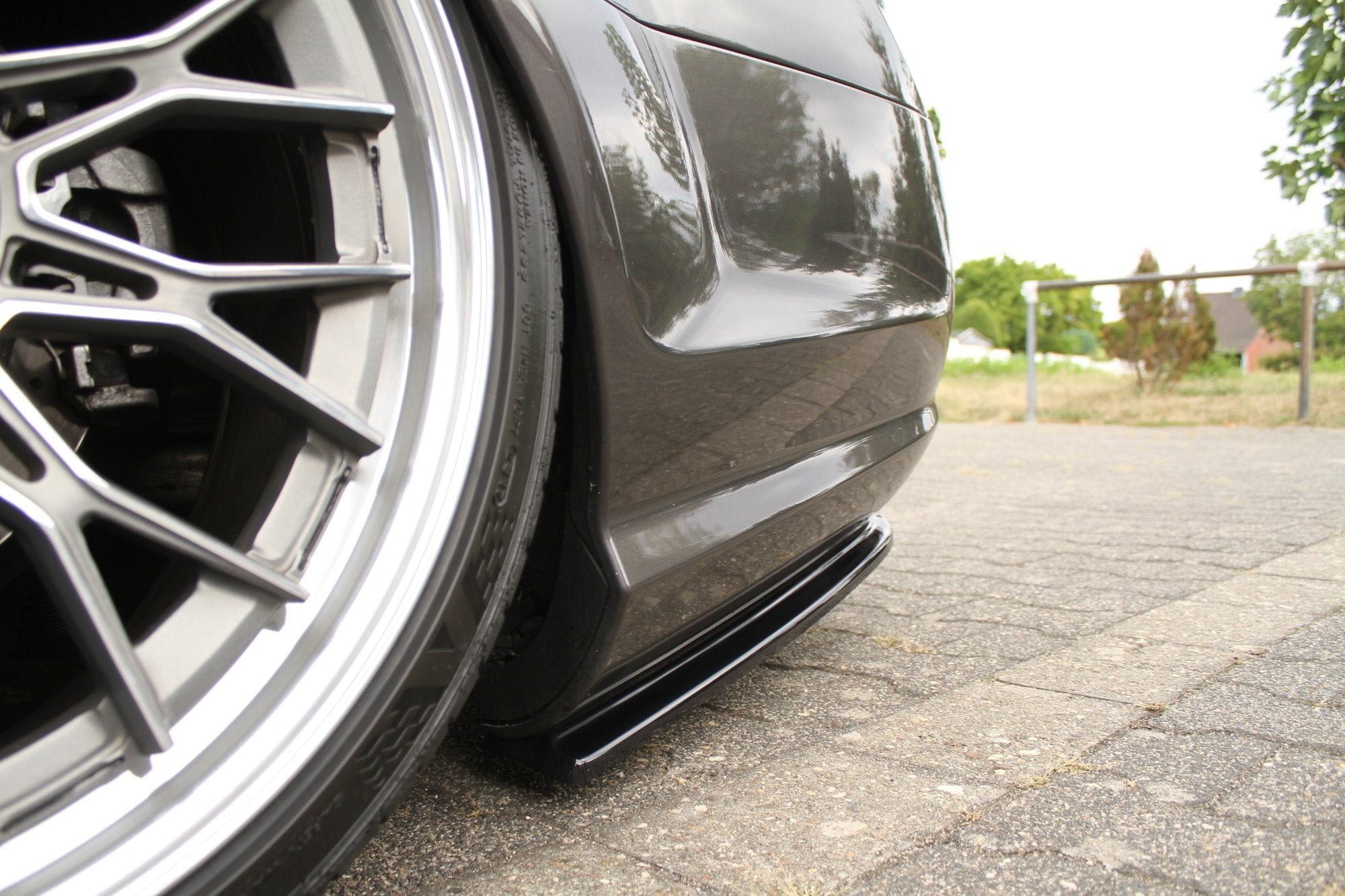 Rear side splitters mercedes cl 500 c216 amgline