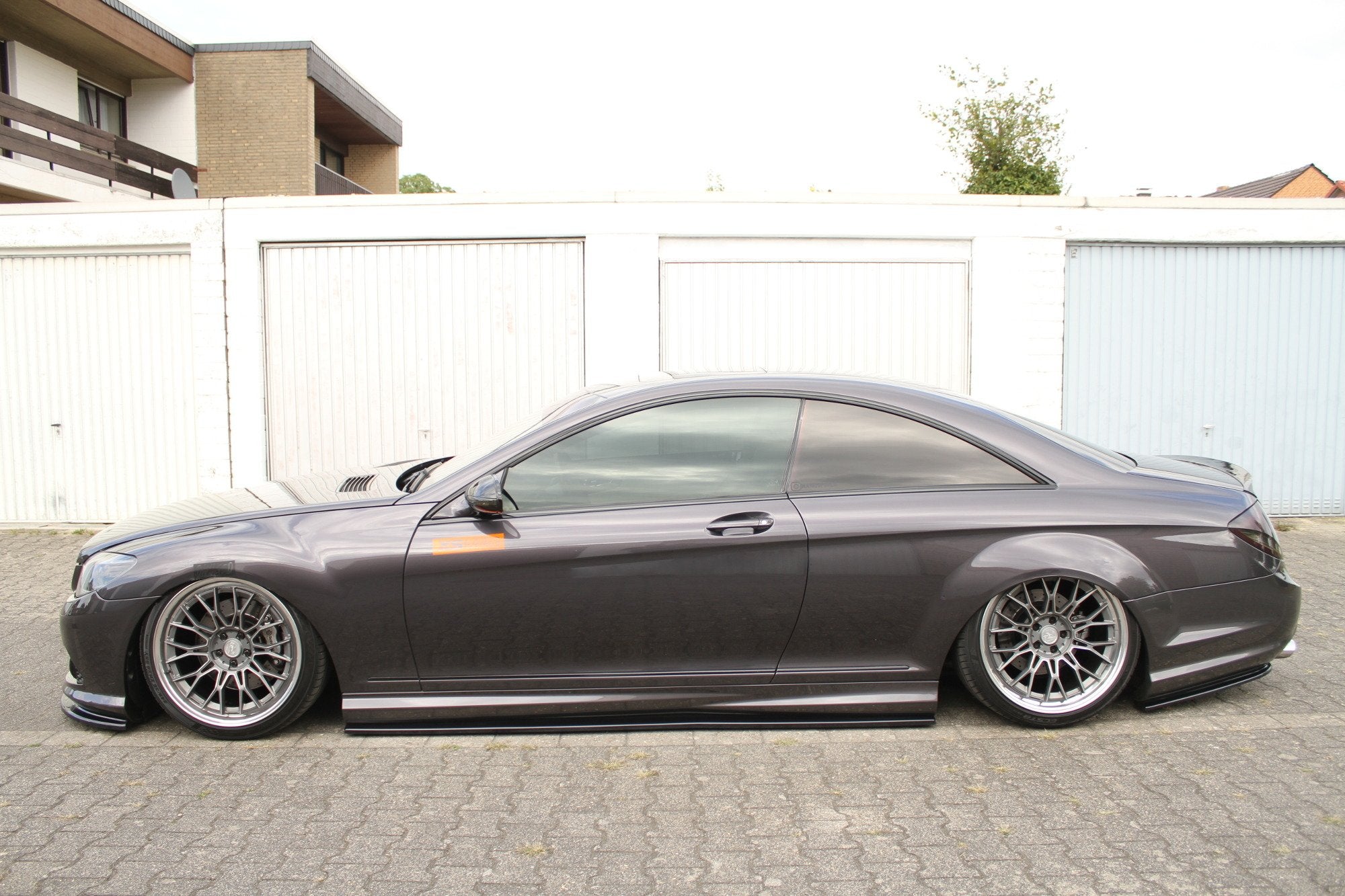 Rear side splitters mercedes cl 500 c216 amgline