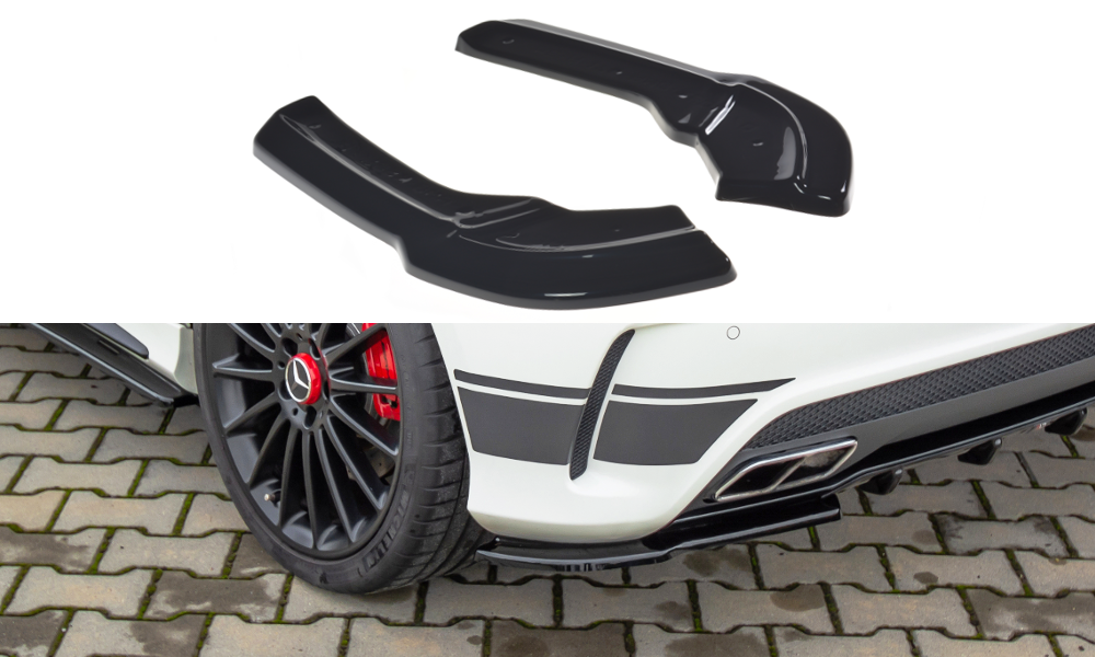 Rear side splitters mercedes a45 amg w176