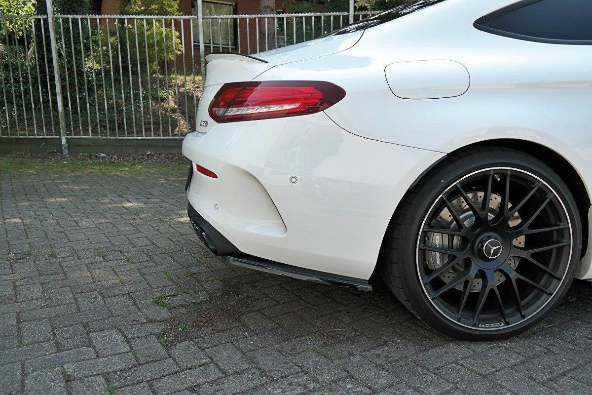 Rear side splitters mercedes c-class c205 63amg coupe