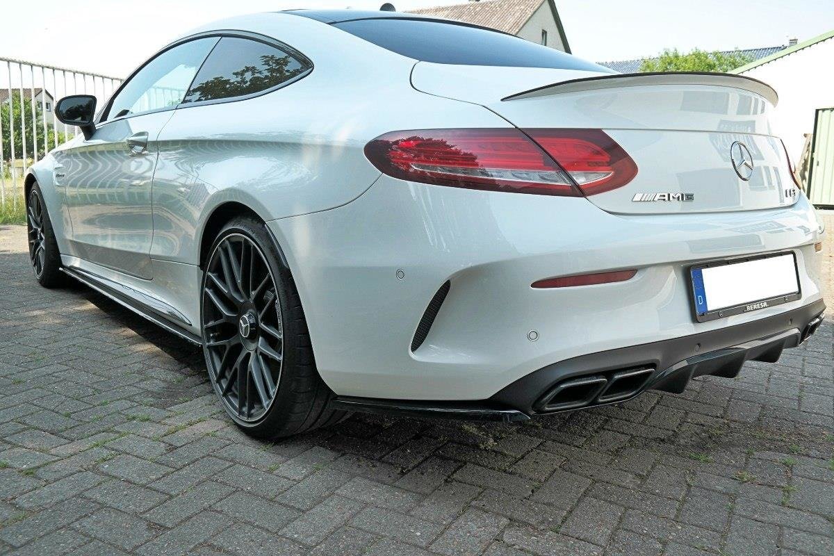 Rear side splitters mercedes c-class c205 63amg coupe