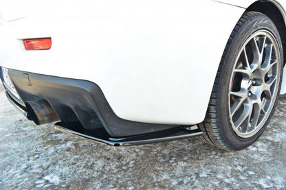 Rear side splitters mitsubishi lancer evo x
