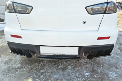 Rear side splitters mitsubishi lancer evo x
