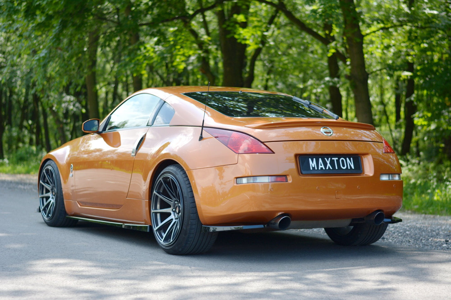 Rear side splitters nissan 350z