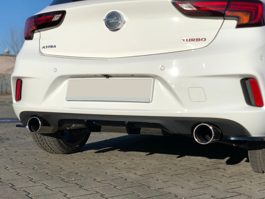 Rear side splitters opel astra k opc-line
