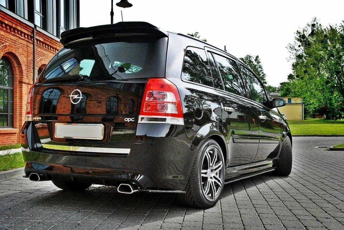 Rear side splitters opel zafira b opc / vxr