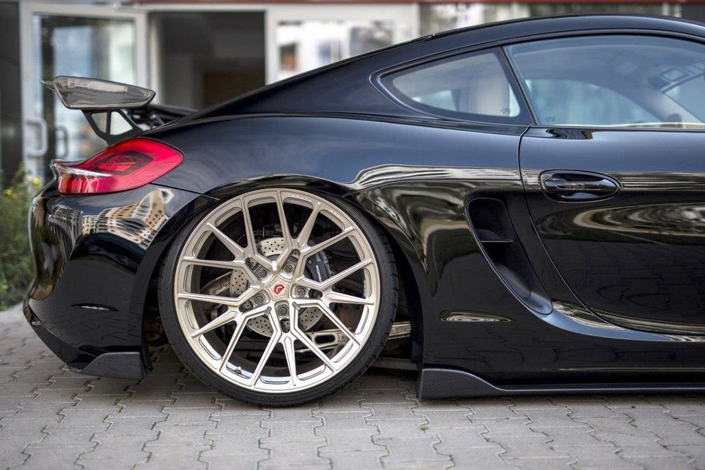 Bagsiden Splitters Porsche Cayman MK2 981C